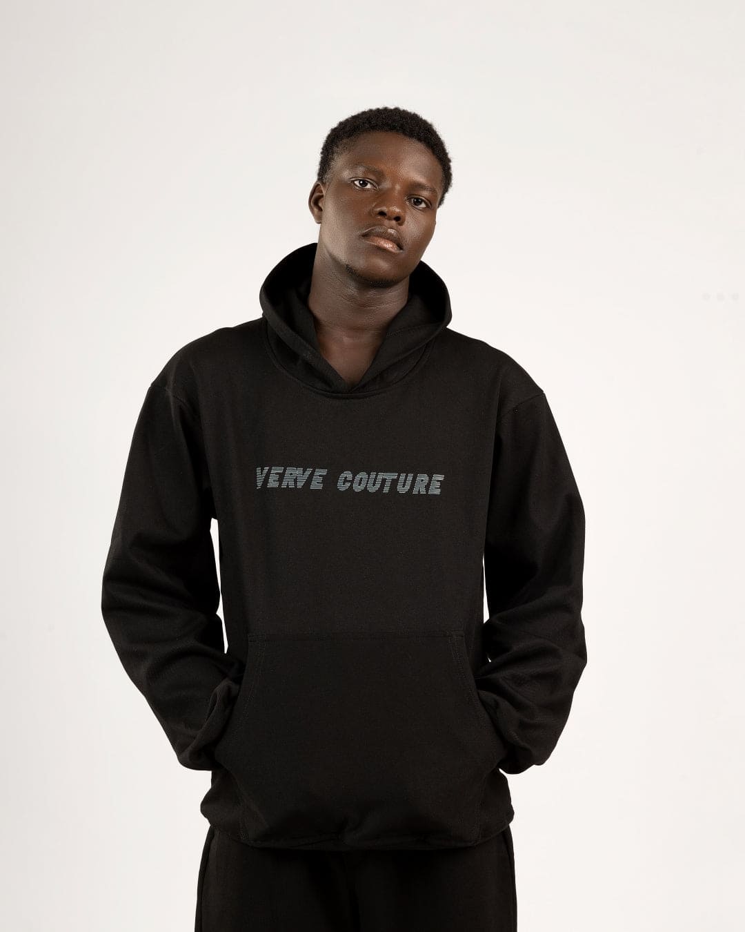 DREAMS ADDICT BLACK HOODIE - VERVE COUTURE