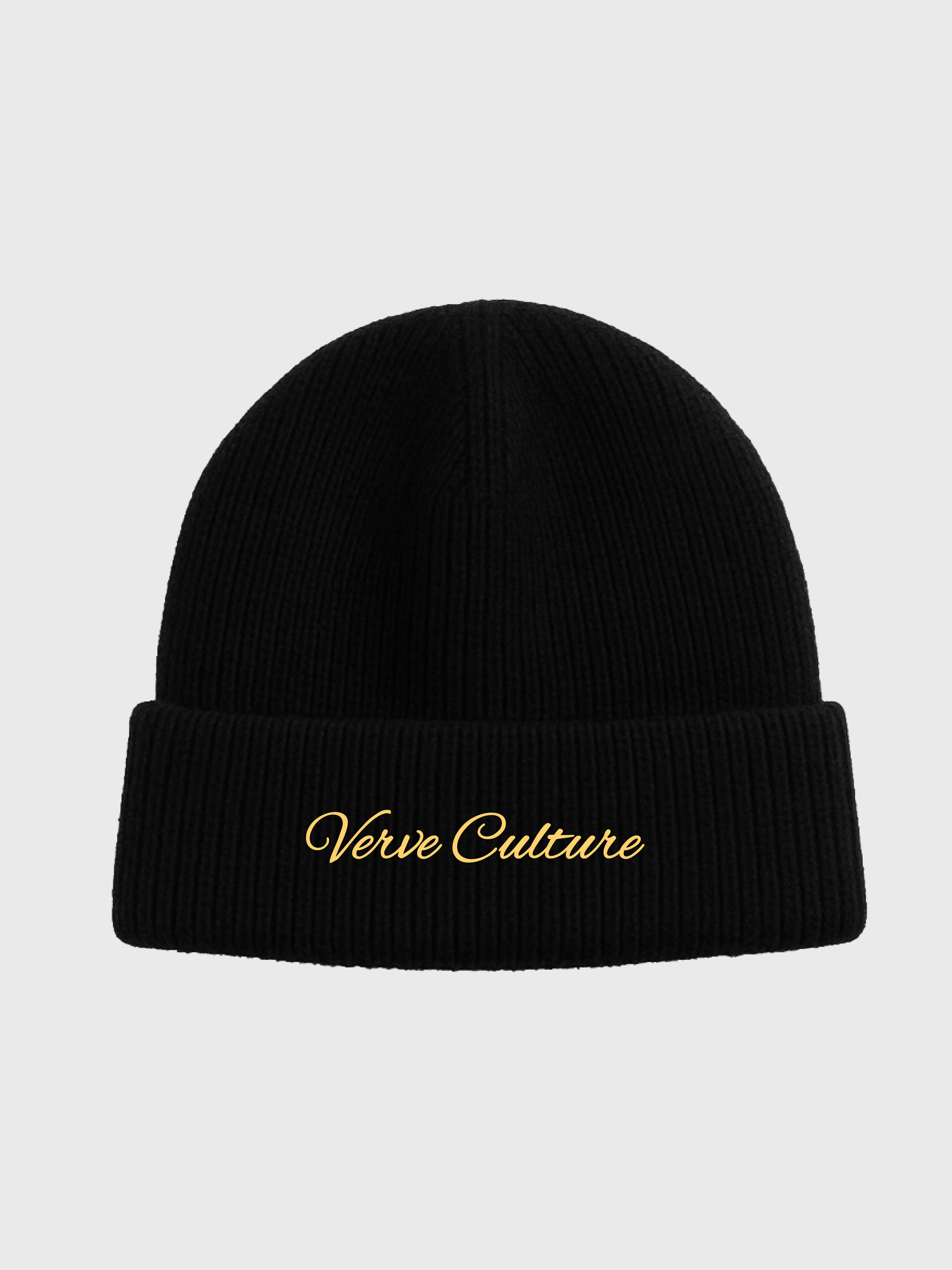 Embroidery Beanie (Black)