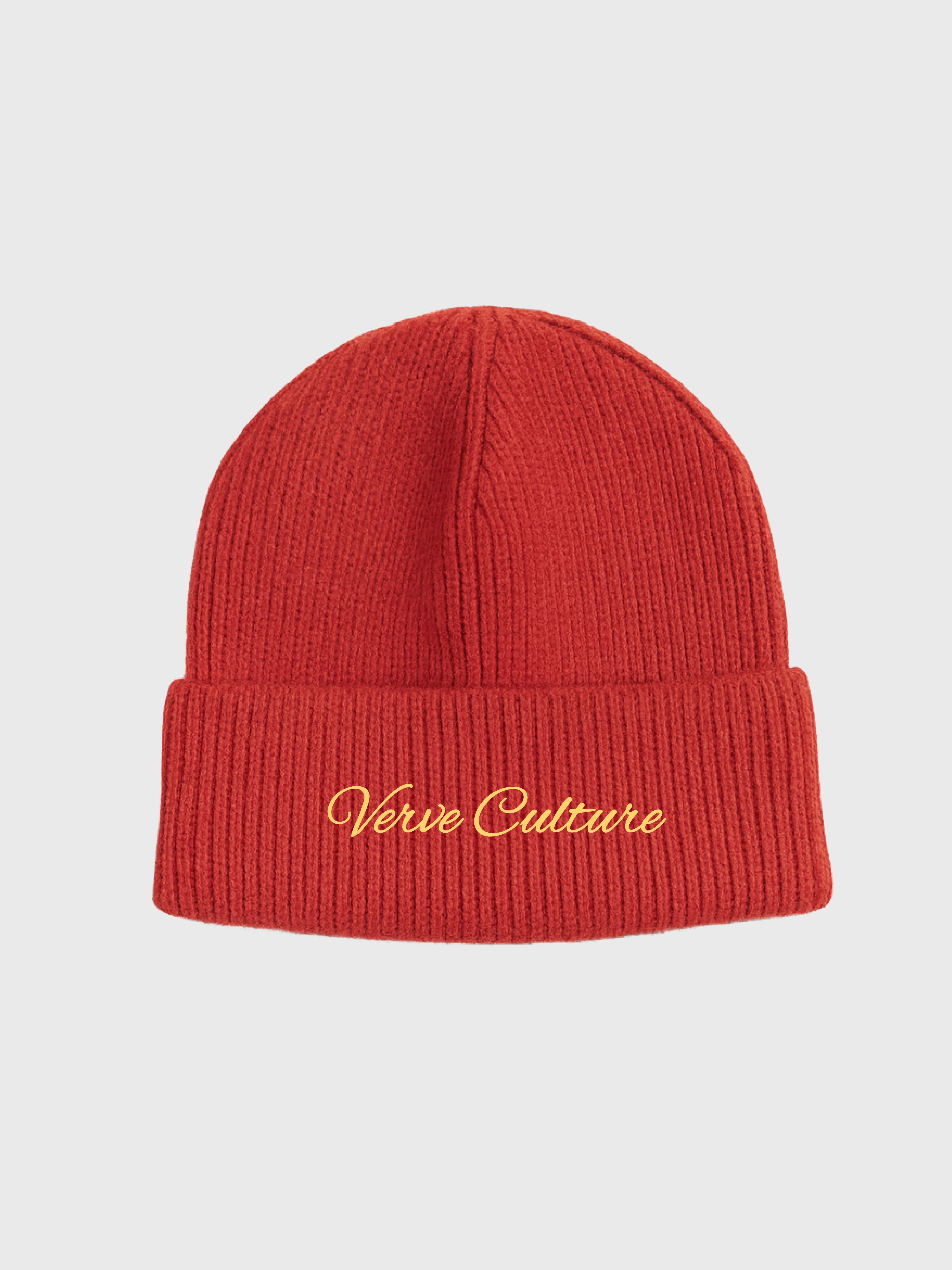 Embroidery Beanie (Red)