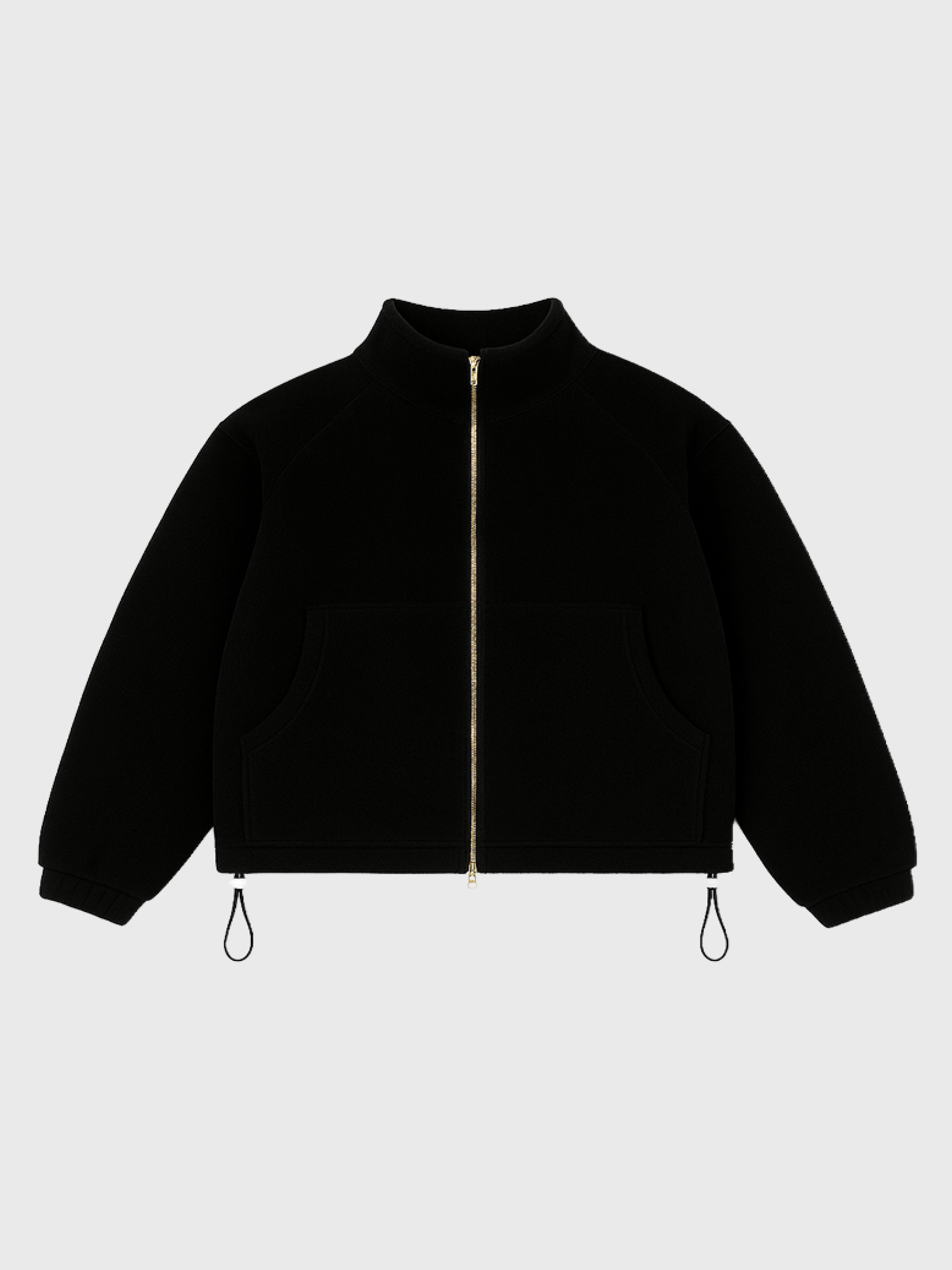 Cropped Luxe Jacket (Black)