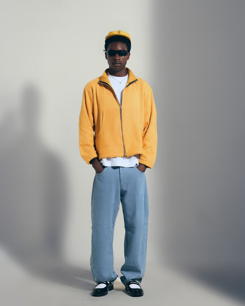 Cropped Luxe Jacket (Yellow)