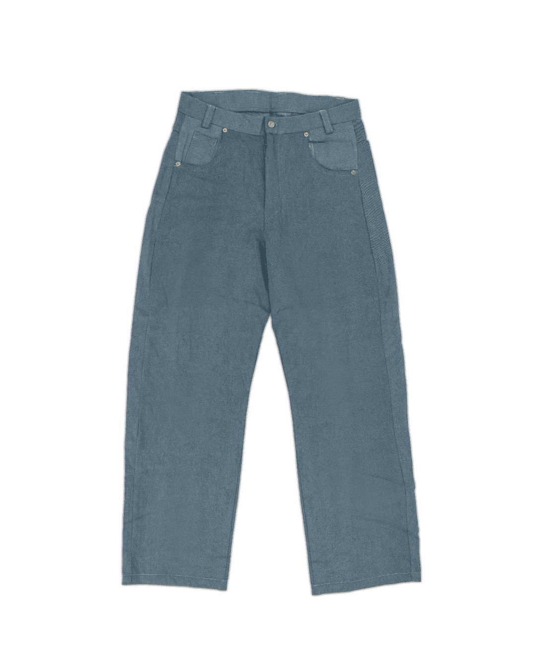 Relaxed Denim Jeans (Washed Blue)