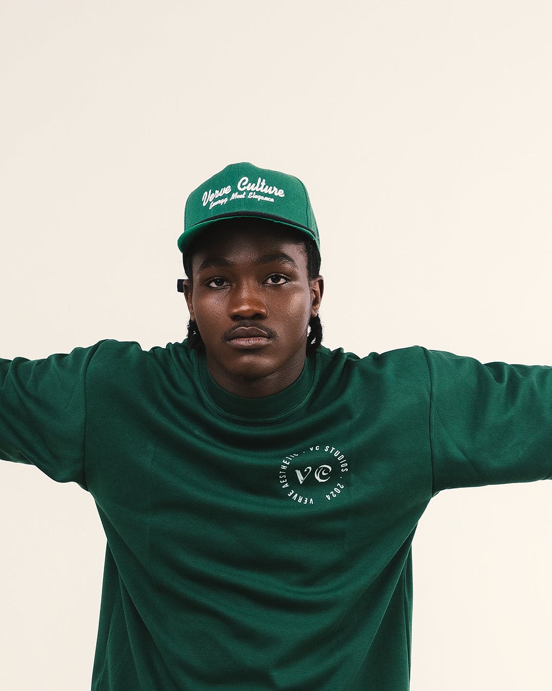 Signature Baseball Cap Mixed(Green & Black)