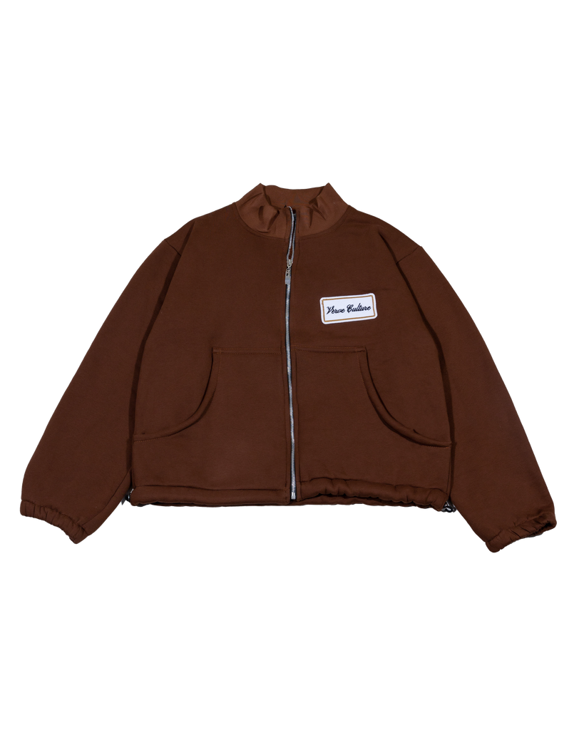 Patch Luxe Jacket (Brown)