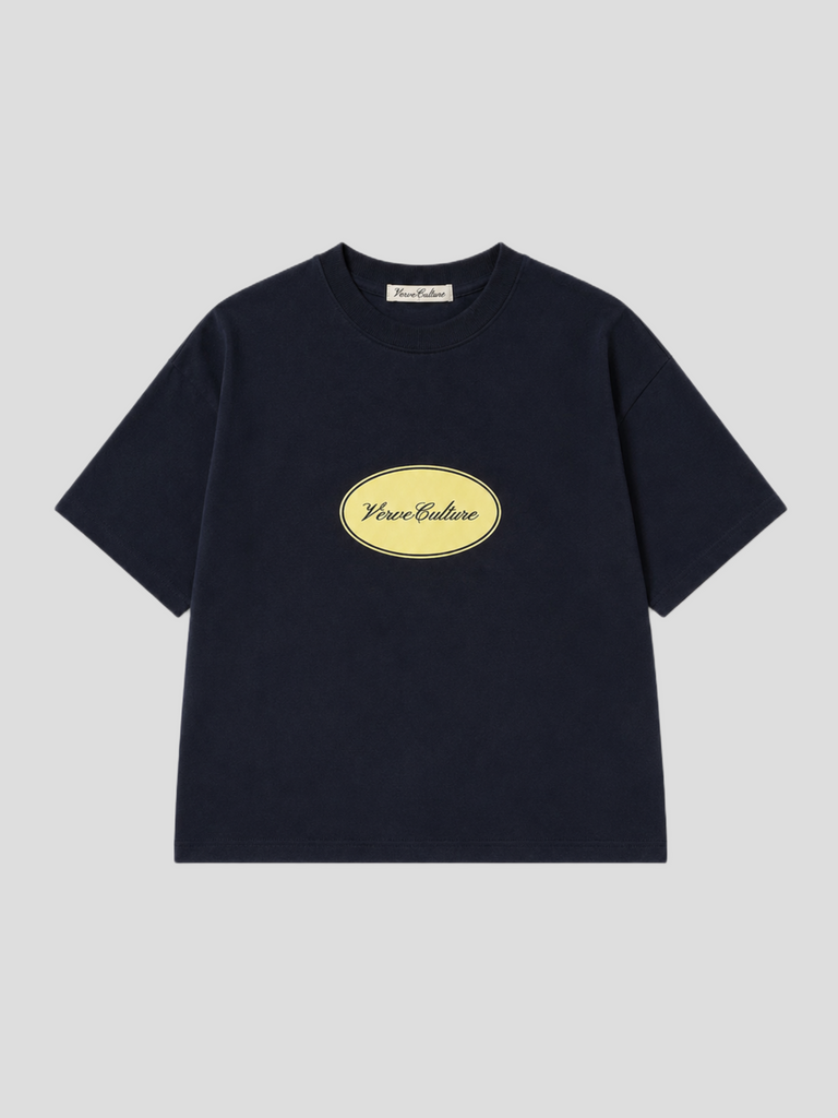Rodeo signature Tee ( Navy blue )